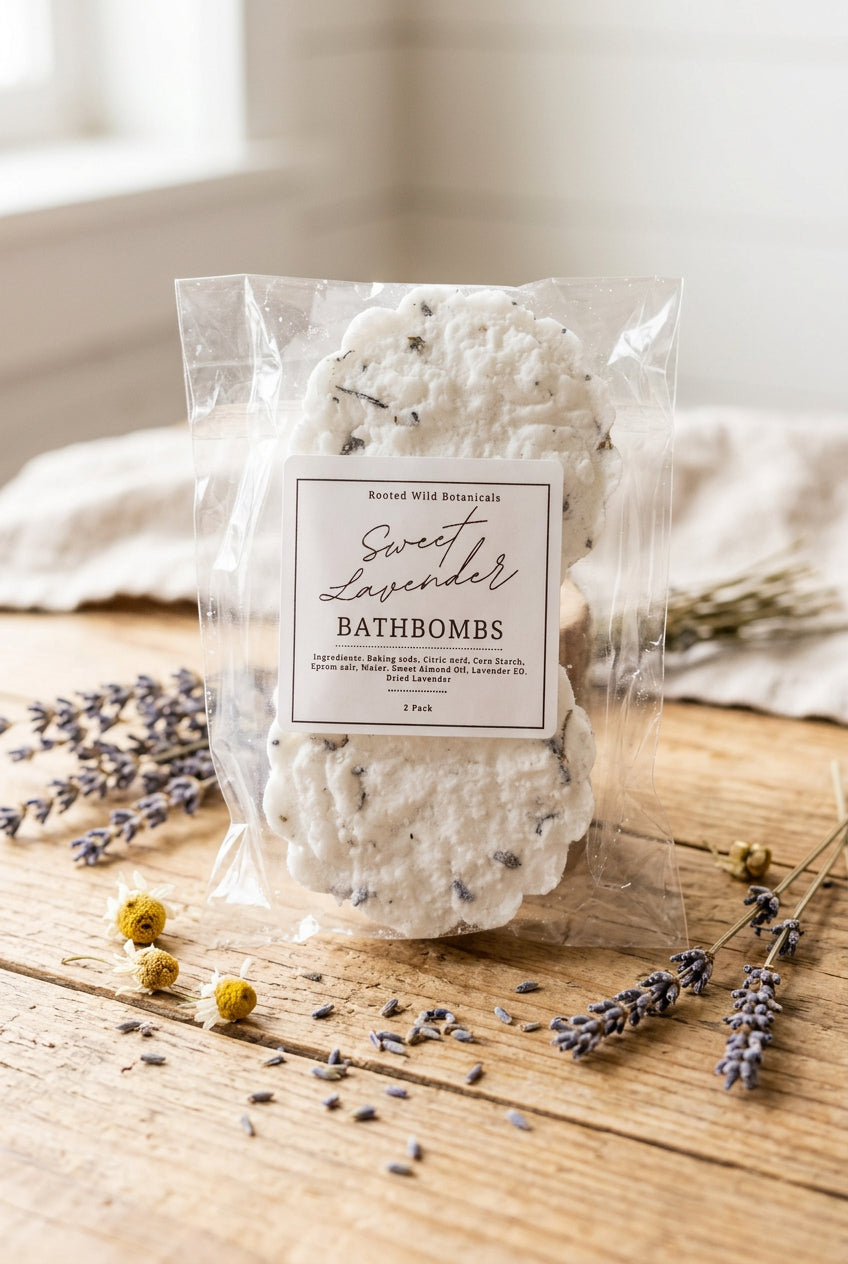 Sweet Lavender Bath Bombs