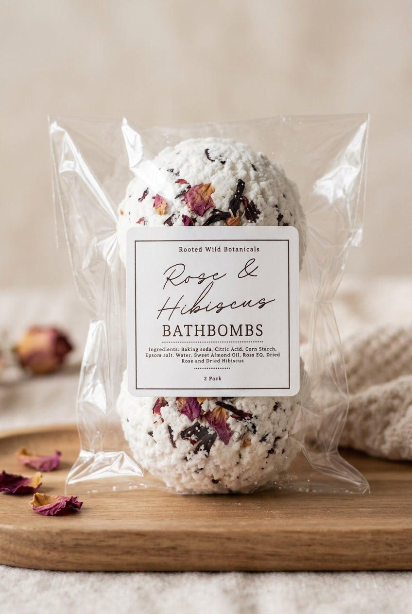 Rose & Hibiscus Bath Bomb